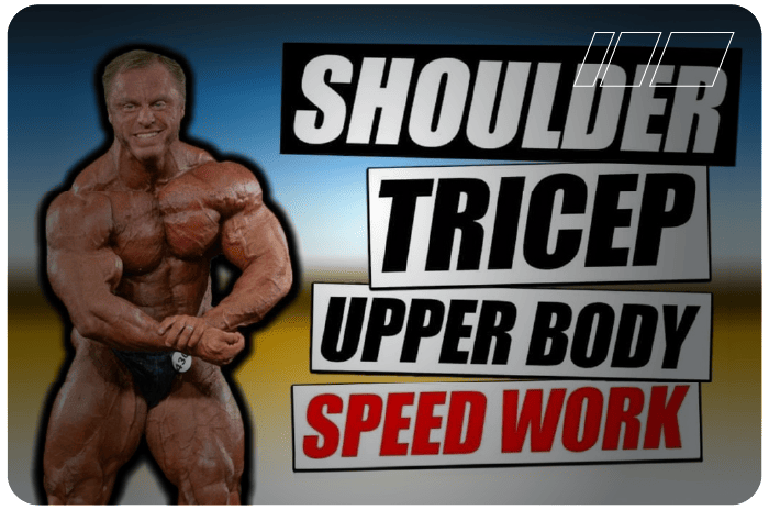 Shoulder Tricep Workout & Upper Body Speed Work