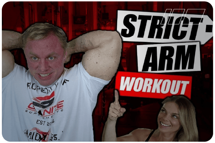 Strict Arm Workout | John Meadows & Vegan Girl Gone Green