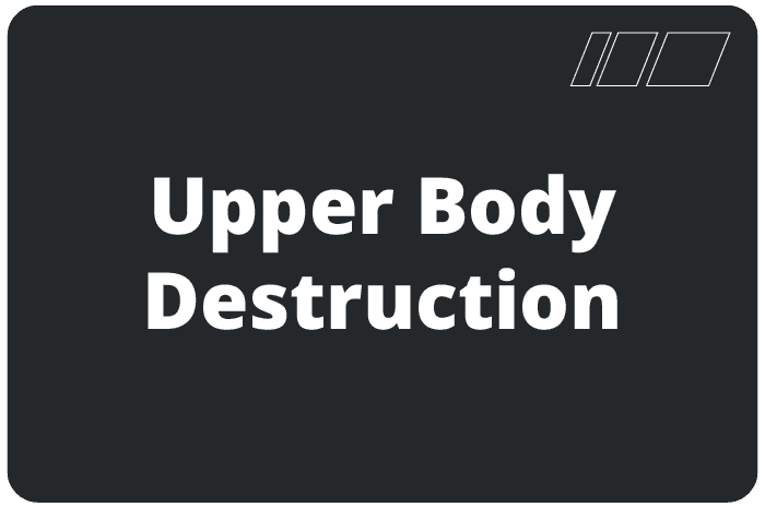 Total Upper Body Destruction Workout for Speed & Power