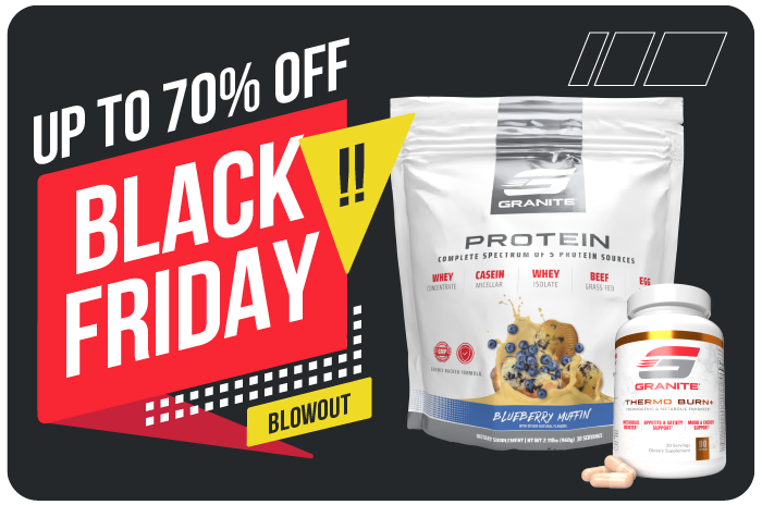 Black Friday Blowout: Crush Your Fitness Goals with Granite Supplements!